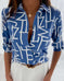 Fashion Long Sleeve Printed Shirt Meifu Market