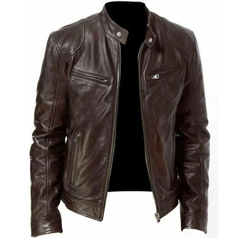 pu leather jacket for men | faux leather jacket women | stylish slim fit jacket | ultrasonic cleaning