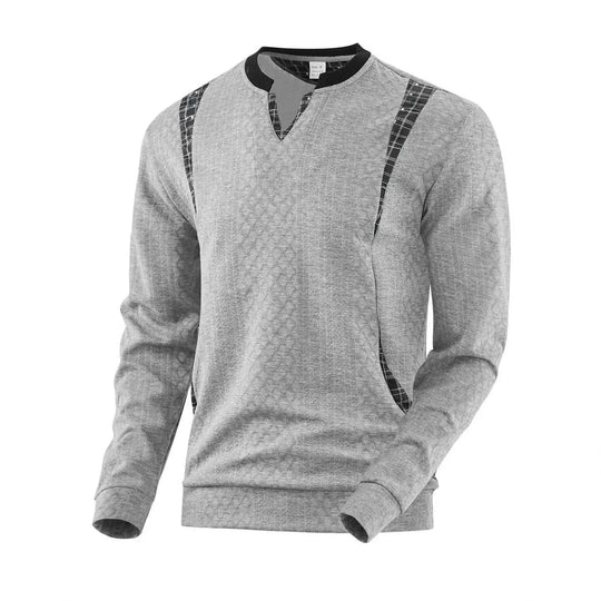 thermal insulated pullover | lightweight wool blend sweater | cold weather layering piece | ultrasonic cleaning