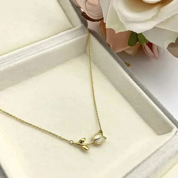 sterling silver earrings for women | hypoallergenic stud earrings | tulip flower stud earrings | ultrasonic cleaning