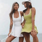 moisture-wicking fabric | built-in shorts tennis dress | seamless all-in-one suit | energy saving