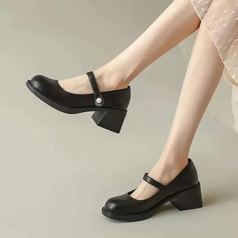 New Spring Loafers British Style Versatile Single-layer Shoes Meifu Market