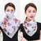 silk neck scarf with upf protection | lightweight sun protection scarf | versatile travel neck gaiter | ultrasonic cleaning