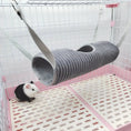 large hamster tunnel hammock | durable ferret hideaway with swing | interactive pet channel for rats | energy saving
