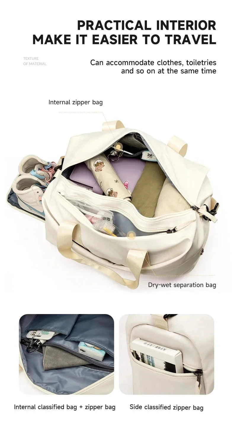 lightweight yoga bag | water-resistant gym bag | travel-friendly carry bag | ultrasonic cleaning