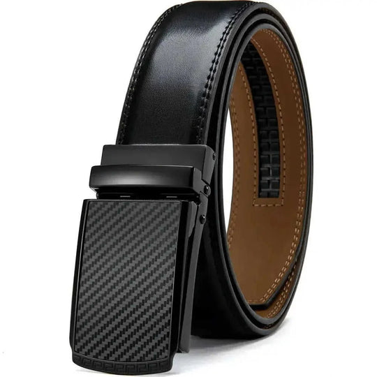 genuine leather belt for men | double-sided reversible belt | alloy grain buckle | energy saving