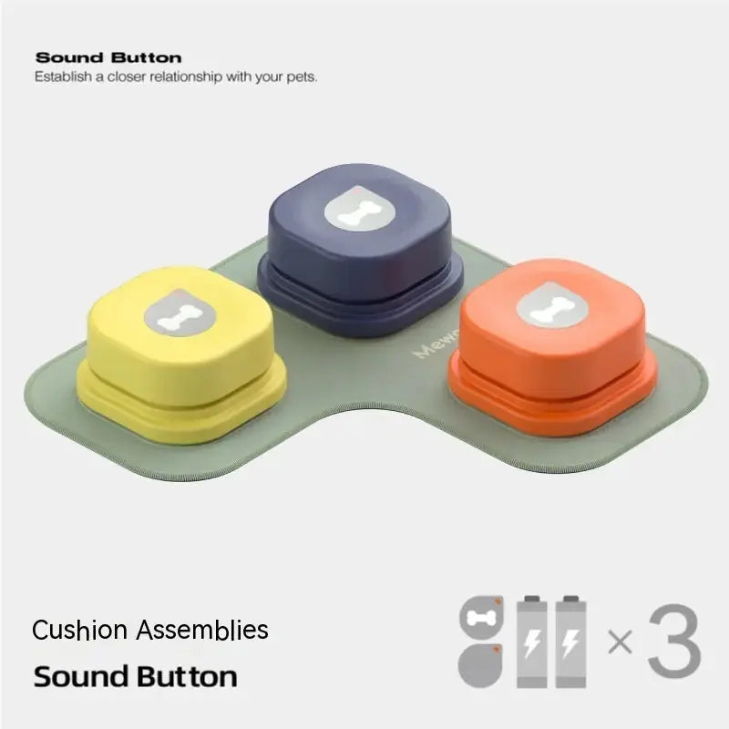 4 Colors Pet Communication Button One-click Prevent Physical Inactivity Recordable Dog Talking Button Toy Cat Toy Pet Products Meifu Market