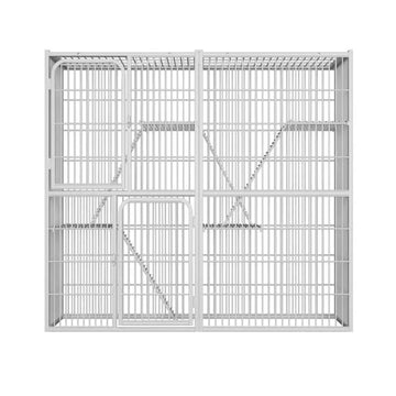 Cat Cage Indoor Home Cat Villa Super Large Free Space Cattery For Cats Cat Nest Three-layer Double Layer Cat House