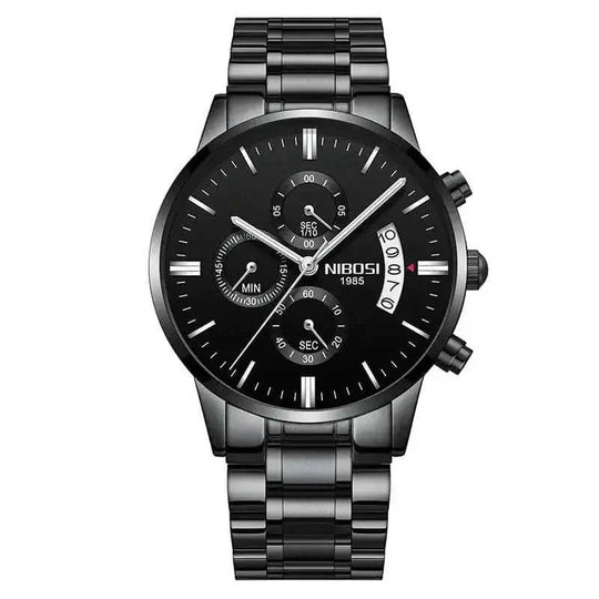 sapphire crystal glass | 100m water resistance | stainless steel bracelet | ultrasonic cleaning