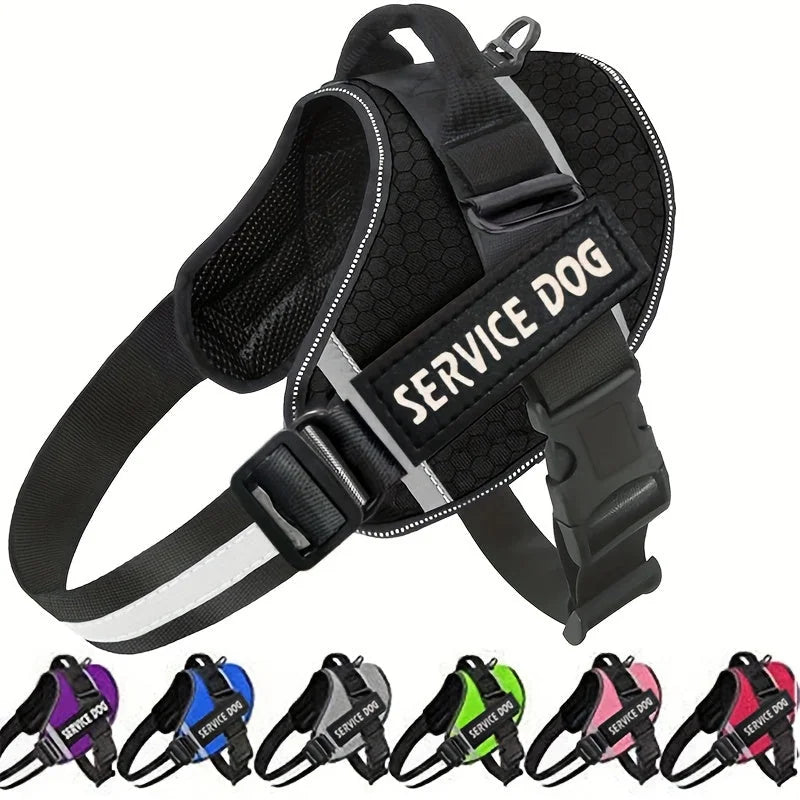 reflective dog vest harness | comfortable mesh dog harness | safety pet vest | ultrasonic cleaning