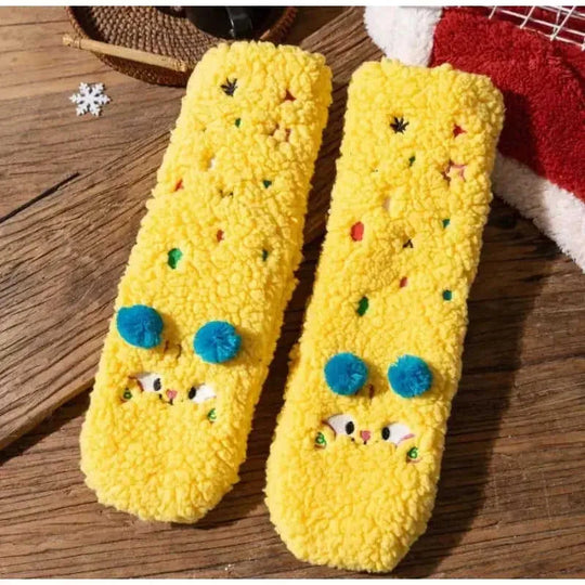 Cashmere Socks For Women Warm Floor - Meifu Market