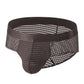 Men's Large Mesh Low Waist Wide Belt Briefs Meifu Market