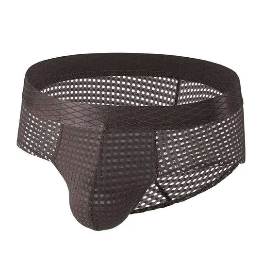 Men's Breathable Mesh Low-Waist Briefs | Wide Belt Design Meifu Market