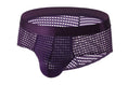 Men's Large Mesh Low Waist Wide Belt Briefs Meifu Market