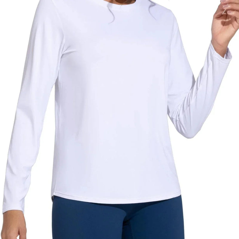 moisture-wicking fabric | lightweight running top | breathable long sleeve shirt | energy saving