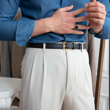 Fashion All-match Trendy Casual Cowhide Universal Belt meifu market