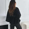 New Stand Collar Batwing Sleeves Cloak Top With Belt Ins Fashion Temperament Jacket Woolen Sweater Outwear For Women Cloth...