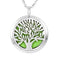 essential oil diffuser jewelry | hypoallergenic pendant necklace | personalized gift for women | energy saving