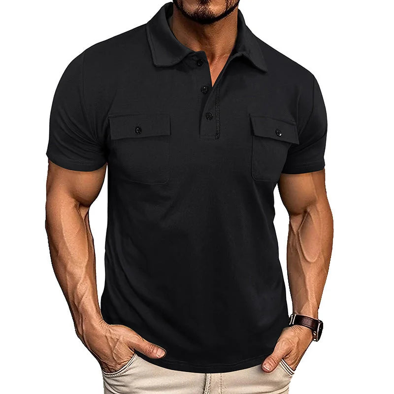 breathable cotton fabric | lightweight summer polo | moisture-wicking shirt | ultrasonic cleaning