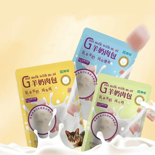 Cat Snacks Goats 'milk Steamed Meat Dumpling Canned Cat Food