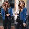 Women's PU Leather Jacket - Autumn Winter Fashion Suit Jacket Meifu Market