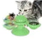 automatic rotating cat toy | interactive cat scratcher | dental cleaning cat toy | ultrasonic cleaning
