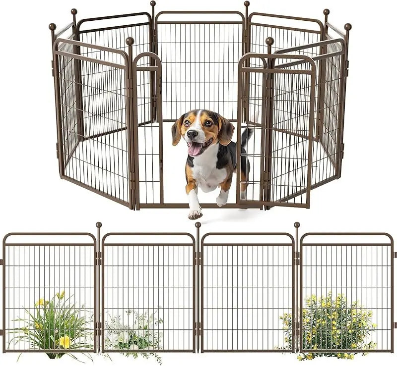 Gardner Pet Dog Fence Indoor And Outdoor Small And Medium Dog Foldable With Gravity Automatic Lock Pet Activity Fence Meifu Market