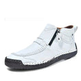 Men's Flats Ankle Boots Fashion Casual Side-zipper Boot Temperament Commuter Shoes Meifu Market