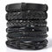 genuine leather bracelet | adjustable woven bracelet | multi-layer charm bracelet | energy saving