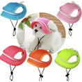 adjustable pet sun hat | uv protection for dogs | sun hat for cats | energy saving