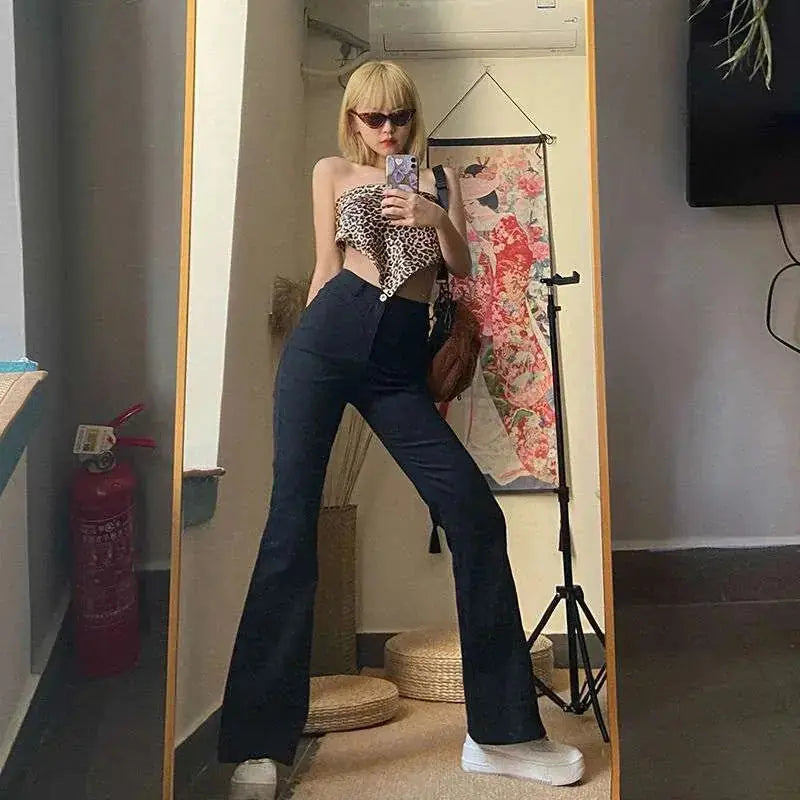 high-waisted leggings | butt-lifting pants | thin fabric wide-leg pants | energy saving