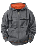 plus-size-mens-sweater | fleece-lined-hoodie | big-and-tall-zipper-top | ultrasonic cleaning