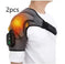 usb-c rechargeable heating pad | adjustable shoulder massage belt | heated muscle relaxation | ultrasonic cleaning