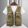 large capacity vest | waterproof nylon material | multiple storage pockets | energy saving