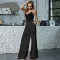 high-waisted wide leg pants | loose fit trousers for women | vibrant color palazzo pants | ultrasonic cleaning