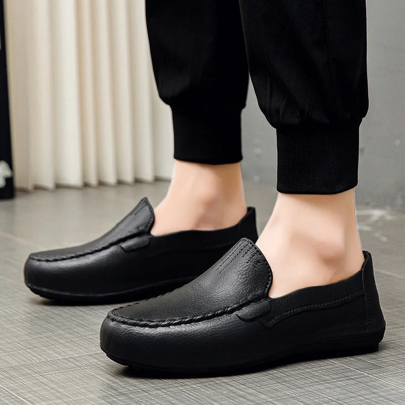 thick rubber sole work shoes | slip-resistant safety footwear | waterproof hiking shoes | ultrasonic cleaning