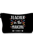 Teachers' Day Fashion Printed Cosmetic Bags Portable Makeup Organizers