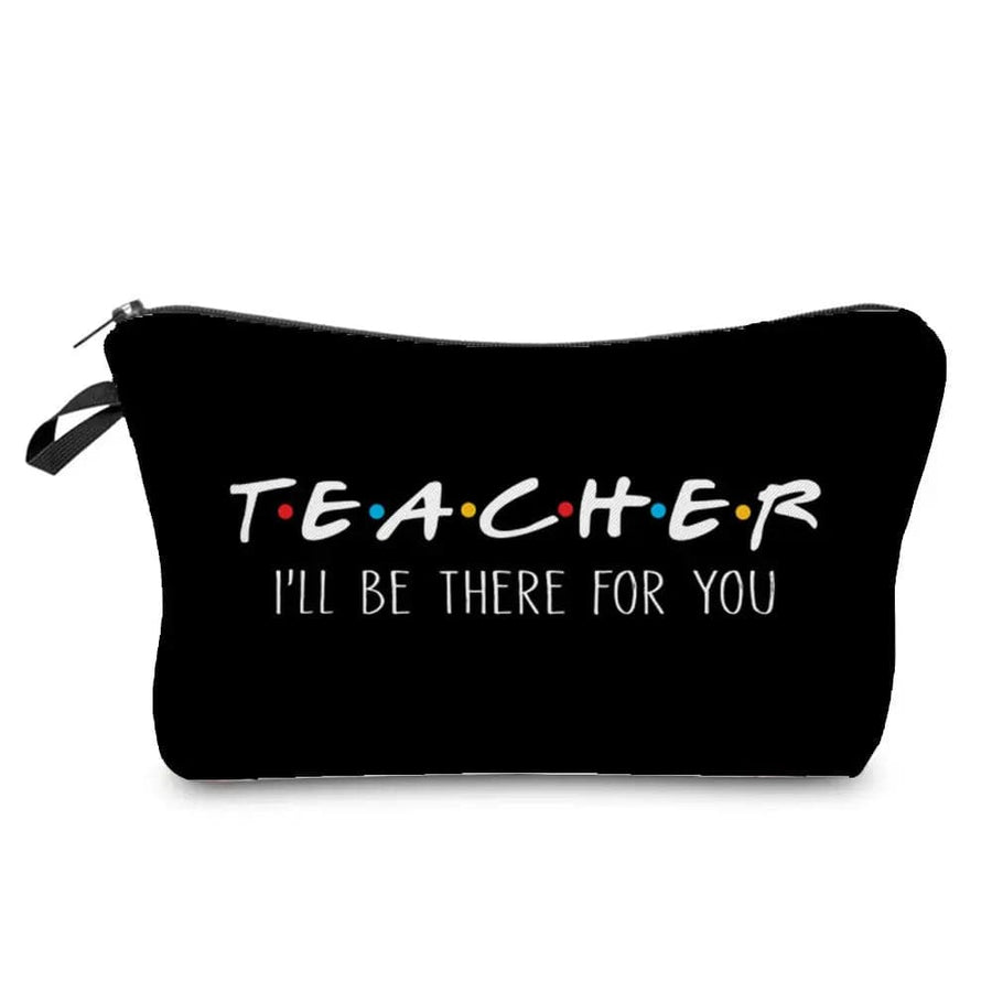 Teachers' Day Fashion Printed Cosmetic Bags Portable Makeup Organizers