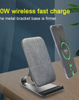 new model suitable for iPhone 13/12 wireless charger qi fast charging desktop vertical mobile phone wireless charging stand - Meifu Market