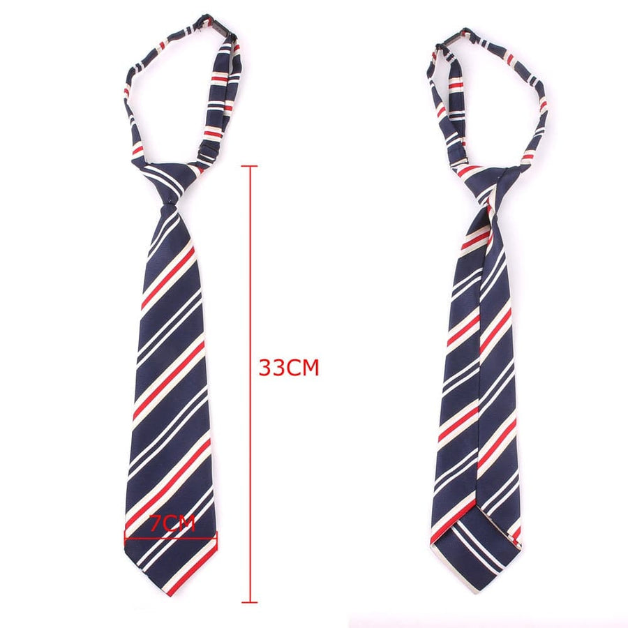 Simple Neck Ties Groom Necktie For Wedding Party Boys Girls Tie Woven Necktie For Men Women Neck Wear Men's Stripe Ties Gifts - Meifu Market