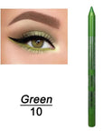 Neon Green Cat Eye Makeup Waterproof Liquid Eyeliner Pen