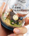 Neighbor Totoro Portable Glass Cartoon Korea Lovely Female Students