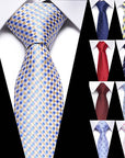 Luxury Wedding Ties 7.5cm Men's Classic Tie Silk Jacquard Woven Tie Set Business Necktie Accessories Men Necktie - Meifu Market