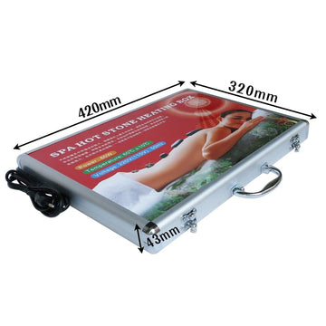 massage stone heater box