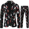 christmas suit jacket + pants stylish male blazer coat