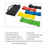 5 Pcs/Set Resistance Band Levels Elastic Latex Gym Strength Training Rubber Yoga Loops Workout Fitness Equipment 
