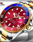 Mens Watches TEVISE Quartz Wrist Watch Waterproof Sport Business 