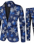 christmas suit jacket + pants stylish male blazer coat