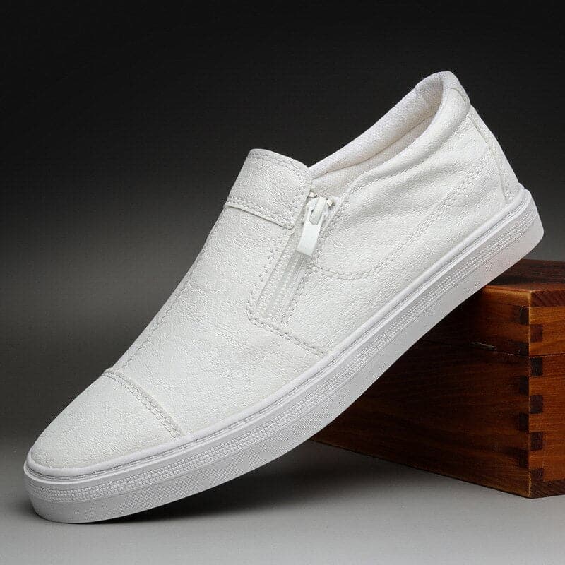 New Men Quality Casual PU Leather Shoes Fashion Korean Shallow Mouth
