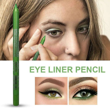 Neon Green Cat Eye Makeup Waterproof Liquid Eyeliner Pen 